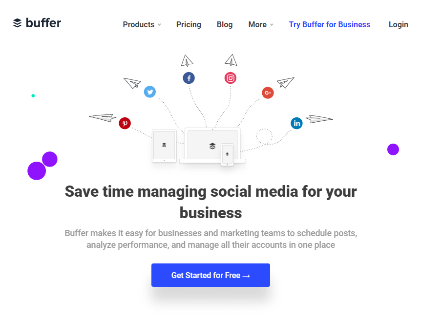buffer - Social Media Management Tools