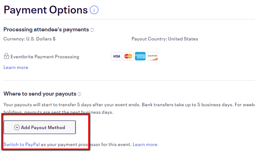 payment options 