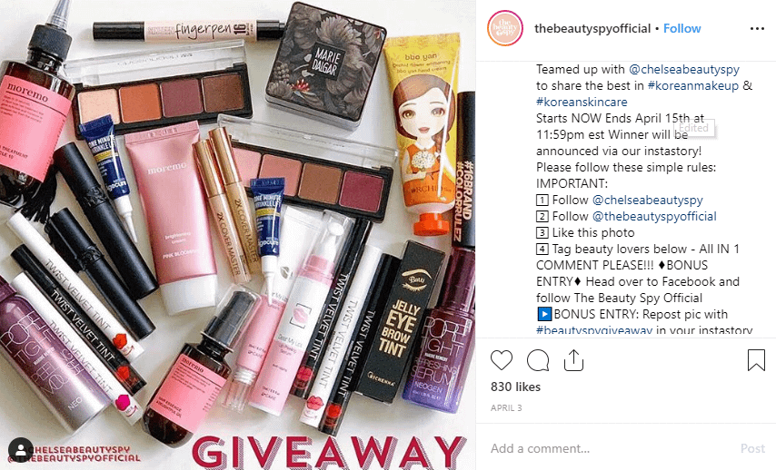 makeup giveaway